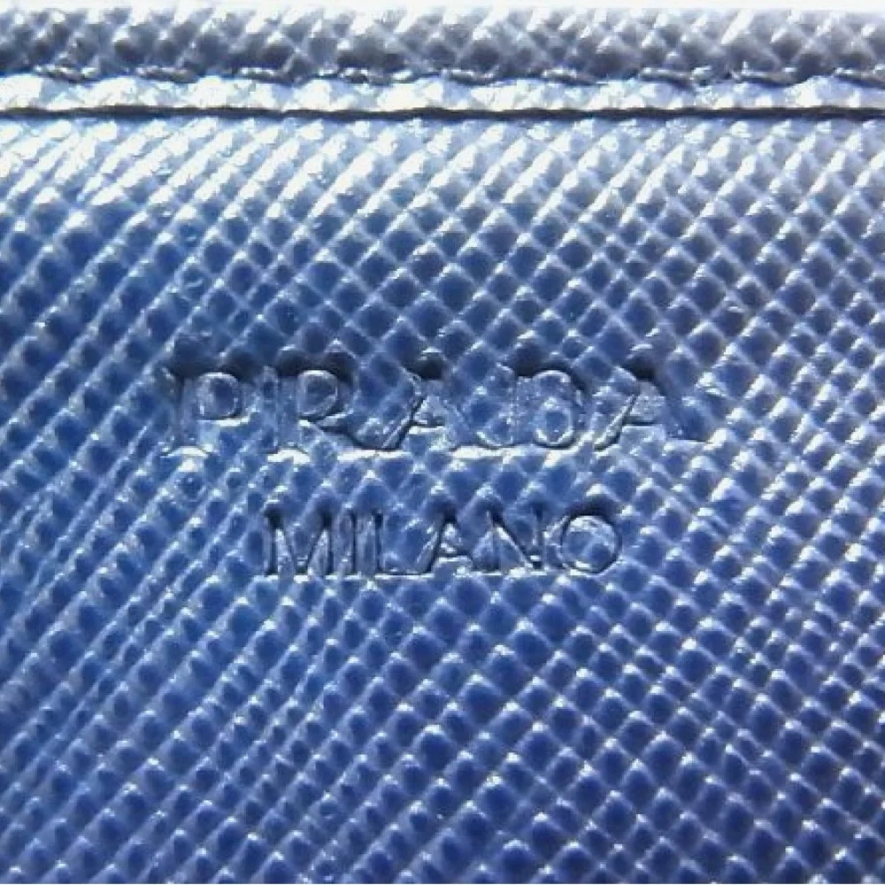 Authentic Prada Continental Wallet with Removable Card Sleeve - Navy Blue - Picture 13 of 13